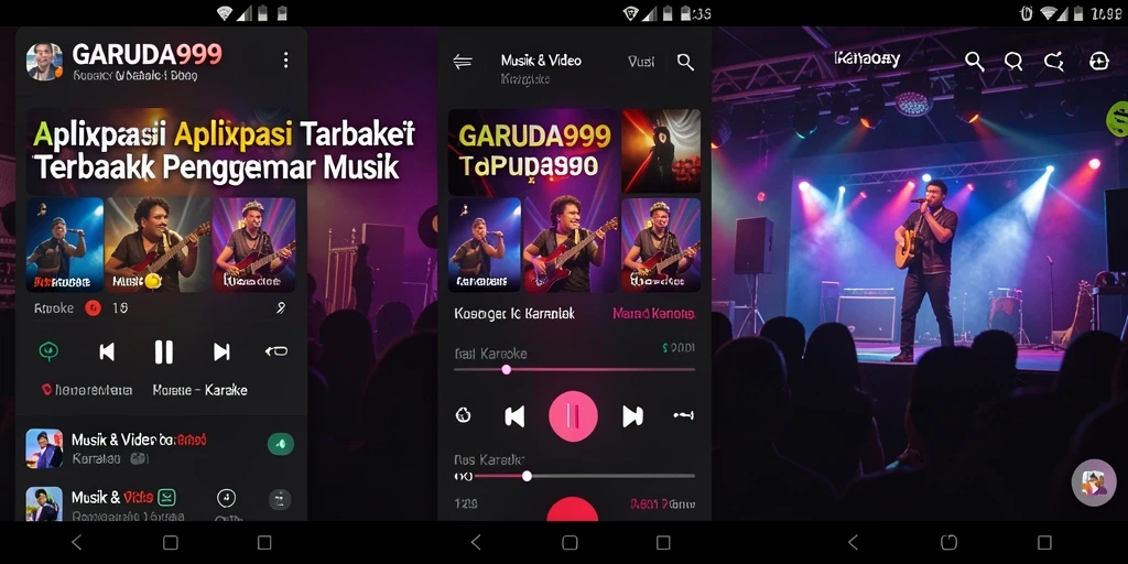 Tampilan antarmuka GARUDA999 yang menarik untuk karaoke.