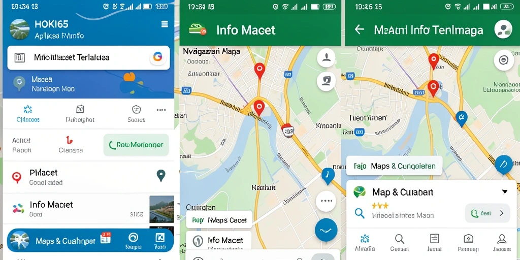 Tampilan antarmuka HOKI65 yang informatif untuk kemacetan lalu lintas.