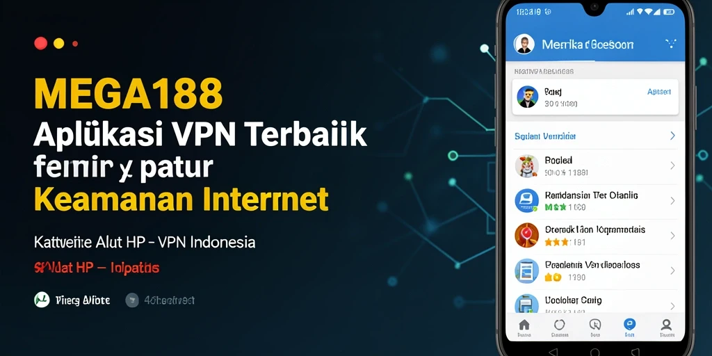 Tampilan antarmuka MEGA188 yang sederhana dan mudah digunakan.
